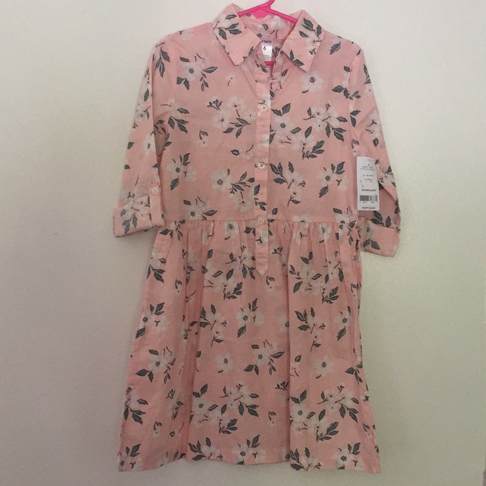 Girls dress, size 6.  Carter’s: new with tag